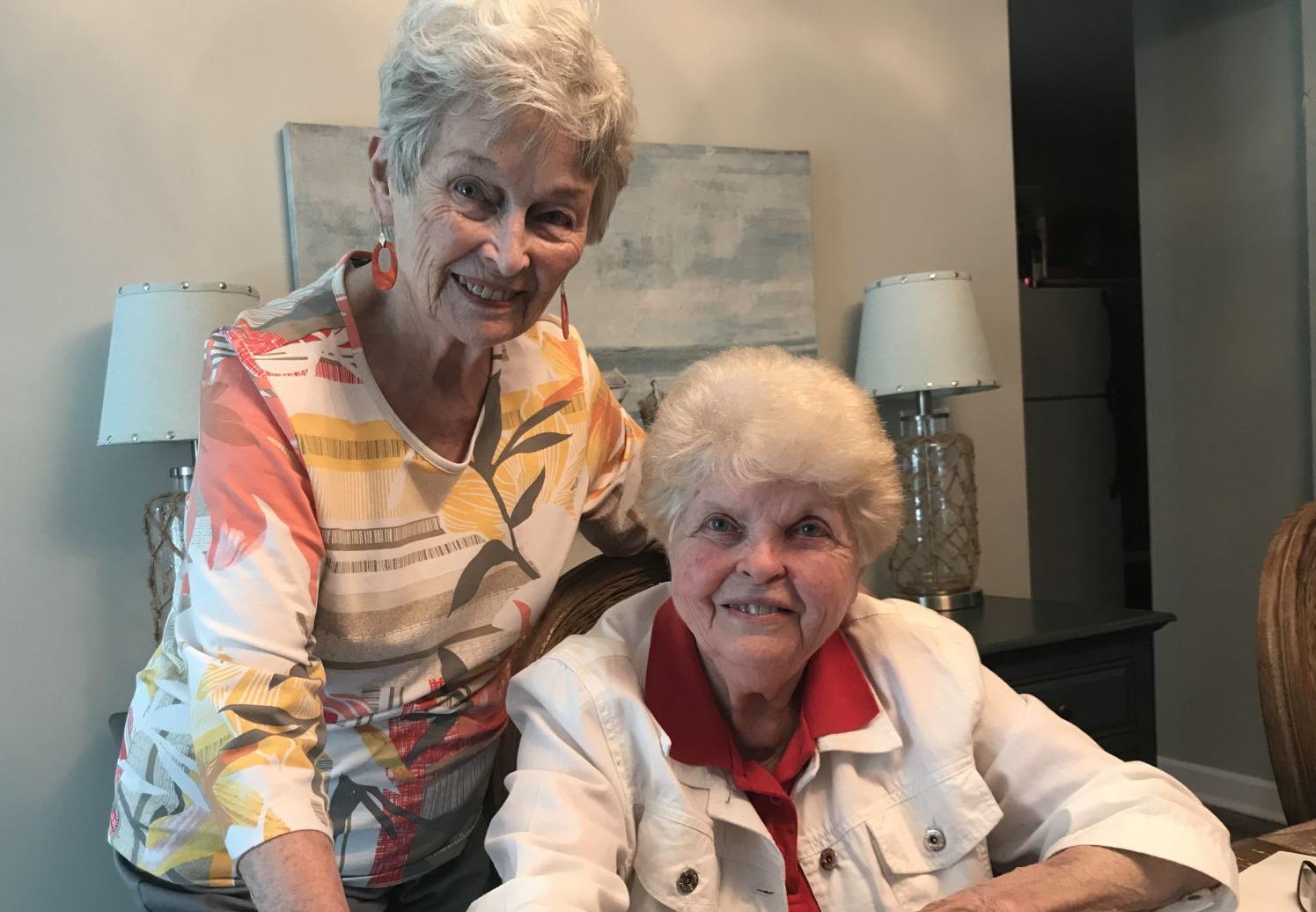 Helen Plunkett and Joyce Lane